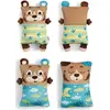 Image de Nici Doudou Ours réversible 30x20c
