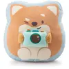 Image de NICI mymochi Peluche chien Hiro avec caméra 35x33x12cm - brun - Peluche mymochi douce - Peluche stylée à câliner ou comme accessoire - Superbe cadeau pour enfants & adultes - 62393