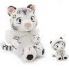 Image de Nici Léopard des neiges Eleni Snowbell 35 cm en peluche qui remue