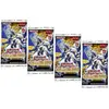 Image de Yu-Gi-Oh!, lot de 4 boosters de cartes Cyberstorm Access, multicolores