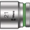 Image de Douille Wera 3/8', 6 Pans, Court, Sw 21,0 Longueur 30mm