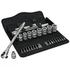 Image de Zyklop Metal 8100 Sc 7 Jeu De Clés À Douille Métrique 1/2' (12.5 Mm) 28 Pièces 05004077001 Q428491 - Wera