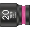 Image de Douille Impact Wera 1/2', 6 Pans, Court, Sw 20,0 Longueur 38mm