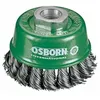 Image de Brosse Coupe, Fil Acier Inox Torsadé Avec Filetage Ou Alésage Pour Meuleuses D'Angle. Diamètre 65mm - 608 351-0002 - Osborn