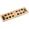 Image de goki HS325 Toys Pure Jeu de Kalaha, format pliable, naturel