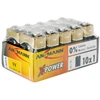 Image de ANSMANN Pile alcaline "X-Power" 9V E-Block Présentoir 10 pièces