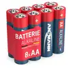 Image de Ansmann Lot De Piles Alcalines Mignon Aa 1,5v (8 Pces)