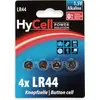 Image de HyCell 1516-0024 Batterie Alkaline Knopfzelle Typ LR44 4er Blister