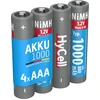 Image de Ansmann HyCell NiMH battery, micro (AAA), 1000 mAh, blister de 4 (5030662)