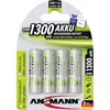 Image de ANSMANN - Batterie 4 x type AA - NiMH - (rechargeable) - 1300 mAh