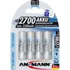 Image de Ansmann 5030842 1x4 Ansmann Akku 2700 Mignon AA 2500 mAh