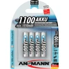 Image de Ansmann 5035232 1x4 Batterie NiMH 1100 Micro AAA 1050 mAh
