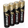 Image de ANSMANN Micro AAA Alkaline X-Power Batterie Longlife Alkalibatterie 4er Shrink