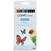 Image de Set COPIC CIAO "5+1" 5 couleurs Vives + 1 Multiliner - Feutre a alcool - OZ-CC5VI