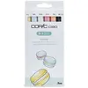 Image de Set COPIC CIAO "5+1" 5 couleurs Pastel + 1 Multiliner - Feutre a alcool - OZ-CC5PA