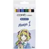 Image de Set COPIC CIAO "5+1" 5 couleurs Manga 1 + 1 Multiliner - Feutre a alcool - OZ-CC5M1