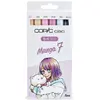 Image de Set COPIC CIAO "5+1" 5 couleurs Manga 7 + 1 Multiliner - Feutre a alcool - OZ-CC5M7