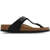 Image de Birkenstock Gizeh Femme - Tongues et Sandales, Noir - Taille 39 - Nubuck