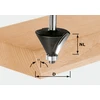 Image de Fraise à chanfreiner Festool HW, tige de 8 mm, HW S8, D38,5/23/30° | 491133