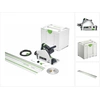Image de Scie plongeante 1200W TS 55 FEBQ-Plus-FS + rail de guidage en coffret Systainer SYS3 - FESTOOL - 577010