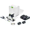Image de Scie circulaire plongeante 18V TSC 55 5,0 KEBI-Plus/XL + 2 batteries 5Ah + chargeur + Systainer SYS³ - FESTOOL - 577342