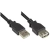 Image de Good Connections USB2.0 Verlängerung A-St.-A-Bu. schw. 3m