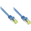 Image de Good Connections Patchkabel m. Cat.7 Rohkabel blau 0,25m
