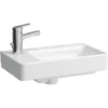 Image de Laufen - Pro S - Lave-mains, 48x28 Cm, 1 Trou Pour Mitigeur À Gauche, Blanc H8159550001041