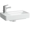 Image de Laufen - Pro S - Lave-mains, 48x28 Cm, 1 Trou Pour Robinetterie À Gauche, Avec Lcc, Blanc H8159554001041