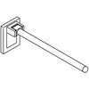 Image de Hewi 950.50.11050 Poignée Sk Mono, L : 600 Mm, Plastique