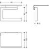 Image de Porte-papier Wc Hewi Sys 900 Q,