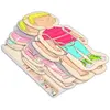 Image de Beleduc Puzzle en bois à plusieurs niveaux Fille - 5 niveaux