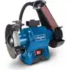 Image de Scheppach Meuleuse combinée BGS700 | 250 W | Disque abrasif Ø 150mm | Largeur 50mm | Longueur de la bande abrasive 686 mm | Vitesse de la bande 15 m/s