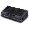Image de Scheppach Chargeur double SDBC2.4A | 2,4 A pour batteries Li-Ion | 230 - 240 V | 130 W | convient pour Scheppach IXES série 20-Volt