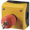 Image de EATON AP clé champignon tas. M22-PVS/KC11/IY 1S/1NO dans M22/I1 IP66 champignon rouge M22-PVS/KC11/IY (216523)