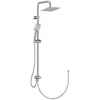 Image de Ideal Standard - Idralrain Cube Système De Douche A5862aa À Combiner Avec Robinetterie Apparente, Chromé