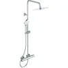 Image de Ideal Standard Ceratherm T100 Système de douche avec thermostat de douche apparent, chrome, A7240AA