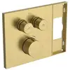 Image de Ideal Standard Ceratherm Navigo Solos - Mitigeur Thermostatique Encastré, 2 Sorties, Doré Brossé A7894a2