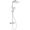 Image de Ideal Standard Ceratherm T25 N, Colonne De Douche À Économie D'Eau Comprenant Un Mitigeur Thermostatique, Installation Facile, Buses De Pulvérisation Easyclean   Chrome