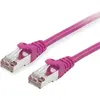 Image de Equip Patchkabel Cat6 S/FTP 2xRJ45 3.00m lila LSZH Polybeutel