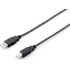 Image de Equip Câble USB 2.0 Type A vers Type B, 1.0m , Noir