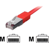 Image de Equip 605523 Equip Patchkabel Cat6 S/FTP 2xRJ45 0.25m rot LSZH Polybeutel