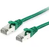 Image de Equip Patchkabel Cat6 S/FTP 2xRJ45 0.25m grün LSZH Polybeutel