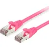 Image de Equip Câble patch Cat6 S/FTP 2xRJ45 20.00m rose LSZH Polybeutel