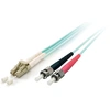 Image de Equip 255212 Equip LWL Patchkabel LC->ST 2.00m Multimode Duplex OM3 turq Polybeutel