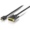 Image de Equip 119329 Câble HDMI vers DVI-D, 10m, bidirectionnel - Neuf