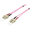 Image de Equip Câble de raccordement à fibre optique SC/SC, OM4, 1m