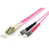 Image de Equip Patch Cable fibre optique LC/ST, OM4, 5m