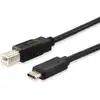 Image de Equip Câble USB 2.0 C vers B, M/M, 1,0m - Neuf