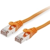 Image de Equip Patchkabel Cat6A S/FTP 2xRJ45 0.25m orange LSZH Polybeutel